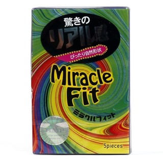 Bao cao su sagami miracle fit siêu mỏng ôm sát - hộp 5 cái