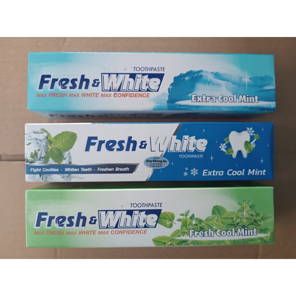 Kem đánh răng Lion Fresh and White 160g Nhập khẩu Thái Lan