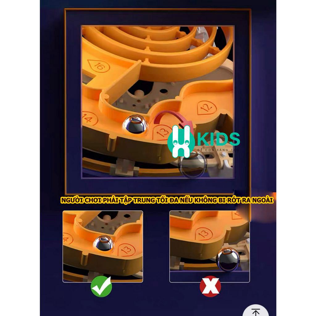Đồ chơi quả bóng Rubik 3D giải đố mê cung Maze Ball giúp phát triển trí tuệ thông minh sư tập trung cho bé và người lớn