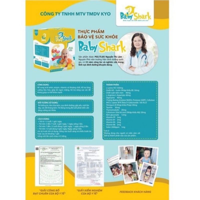 [MẪU MỚI] Siro ăn ngon Baby Shark chính hãng