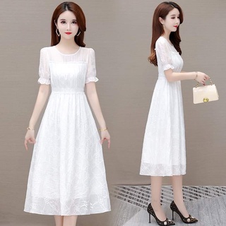 Đầm ren voan nữ mềm mát nhẹ nhàng thanh lịch NP3112