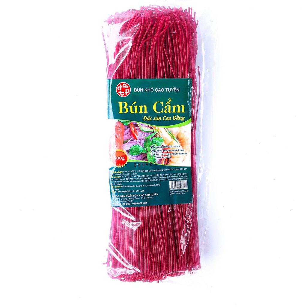 Bún khô Cao Tuyền 500g,đặc sản Cao Bằng, nguyên liệu tự nhiên, không chất bảo quản | BigBuy360 - bigbuy360.vn