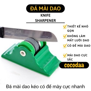 Đá Mài Dao - Dụng Cụ Mài Kéo, Dao Có Đế Tiện Lợi, Nhanh Chóng Và Sắc Bén 3572 [FREESHIP]