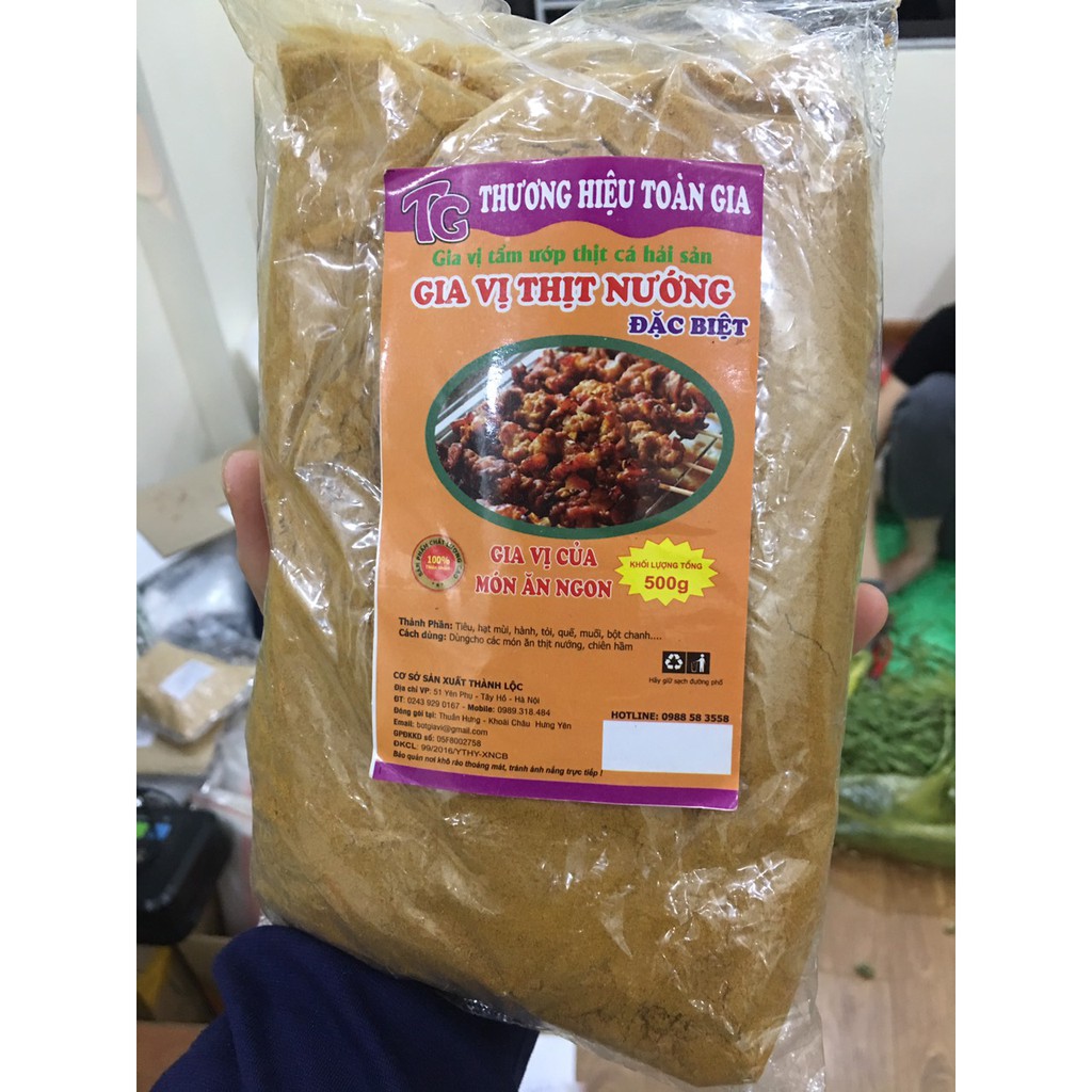 Gia vị thịt nướng (Gói 500g - 1kg)