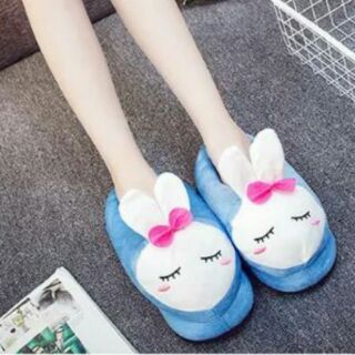 [ Freeship 99k Toàn Quốc ] Dép bông hình thú nguồi lớn