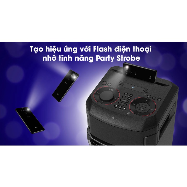 Loa kéo karaoke Bluetooth LG XBOOM RN7 - 500W Hàng Chính Hãng