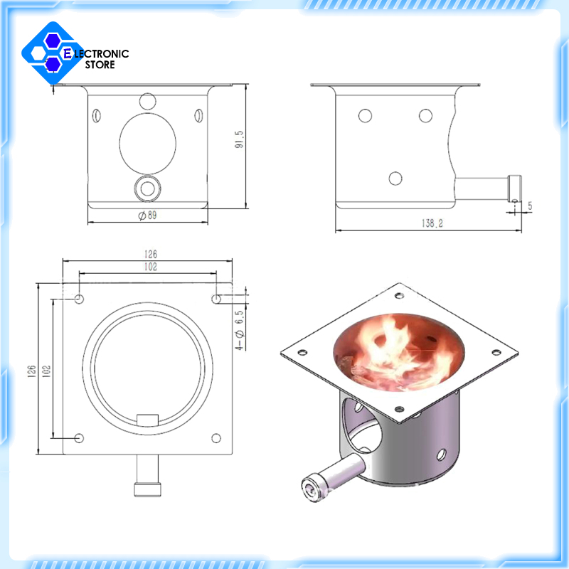 Bộ Phận Đánh Lửa Thay Thế Bằng Thép Không Gỉ