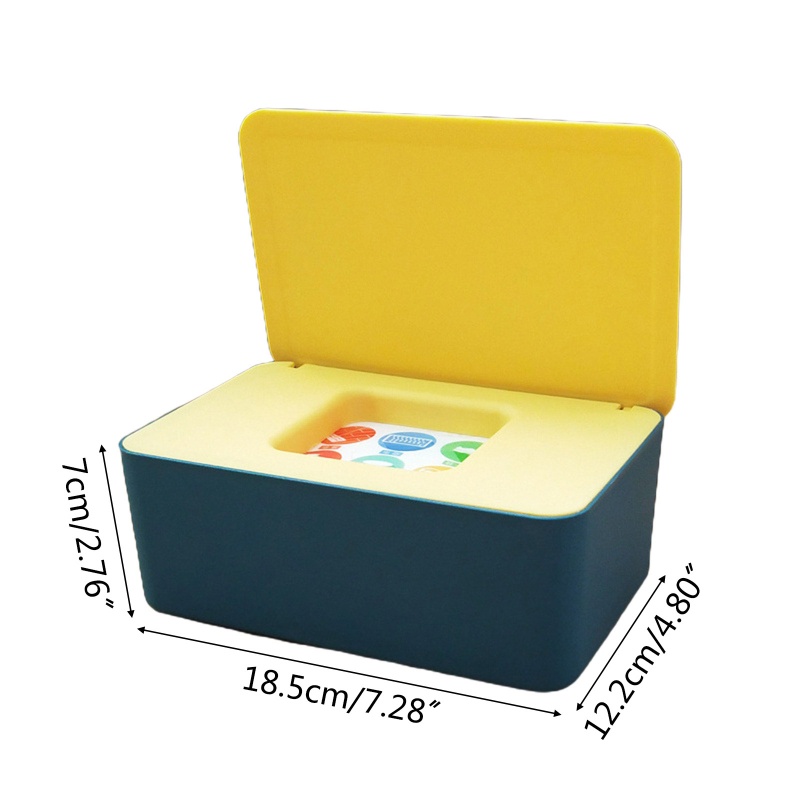 Hộp đựng khăn giấy ướt nắp lật chống bụi đa năng cho nhà ở/văn phòng | BigBuy360 - bigbuy360.vn