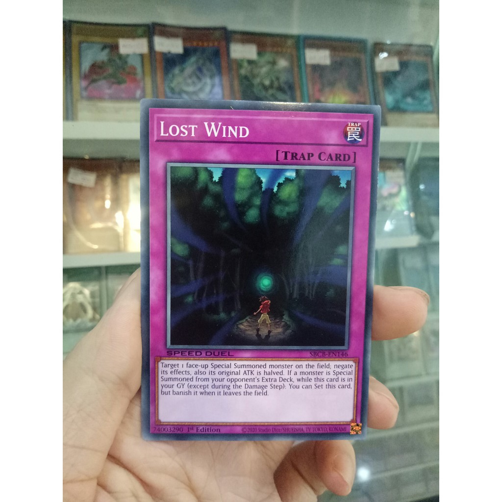 Thẻ Bài Lẻ YugiOh! Mã SBCB-EN146 - Lost Wind - Common - 1st Edition