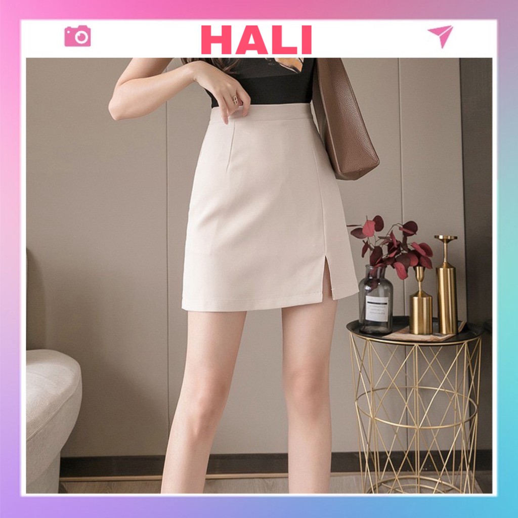 Chân váy chữ A xẻ ngắn dễ phối đồ trẻ trung thanh lịch CV360 | BigBuy360 - bigbuy360.vn