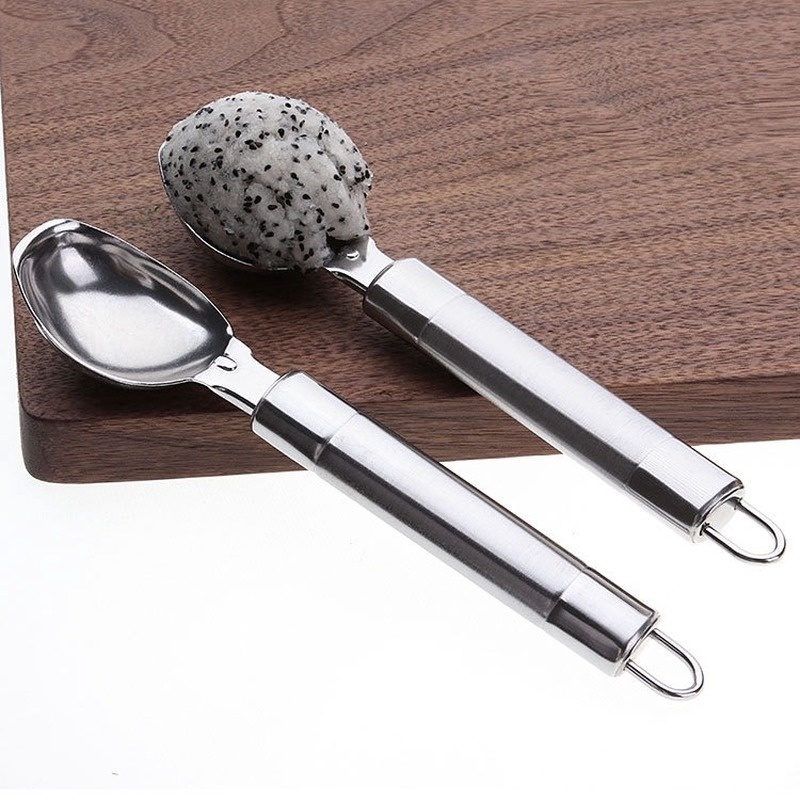 1 Muỗng Múc Kem/Trái Cây Bằng Thép Không Gỉ
