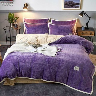 BỘ CHĂN GA NỈ LÔNG THỎ CAO CẤP ( HÀNG CÓ SẴN )
