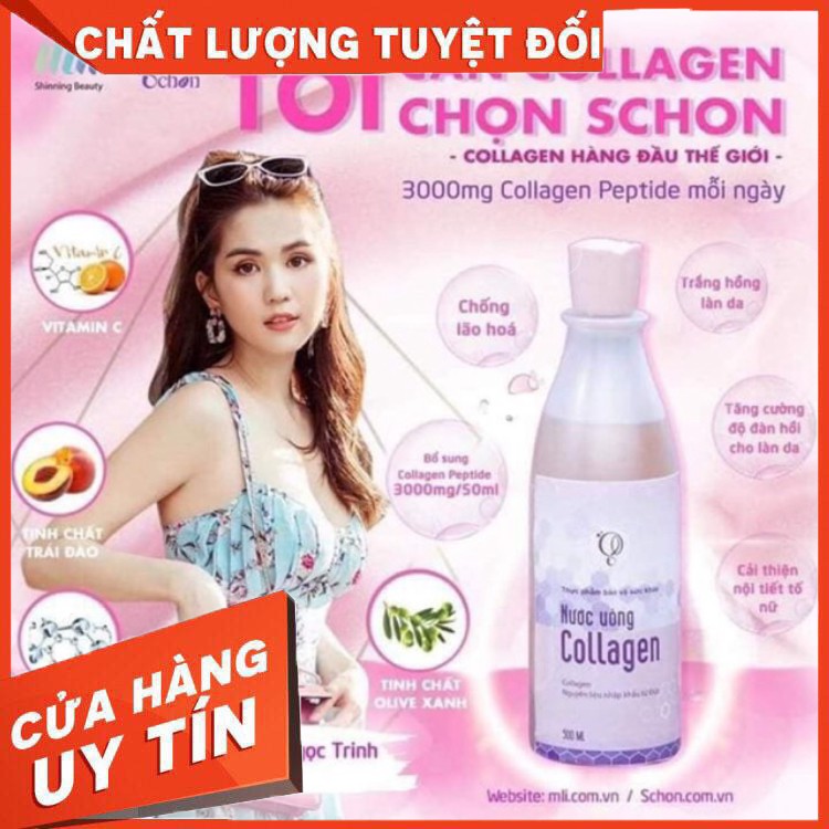 Flashsale (Quà+chuẩn Auth) Nước Uống Collagen Tươi Schon (inbox giá sỉ tốt)