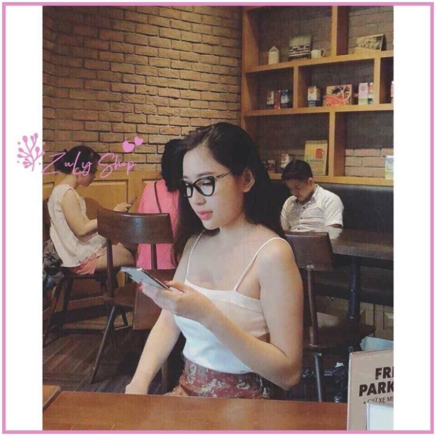 Áo hai dây sợi bún 2 màu Đen - Trắng [ss] | BigBuy360 - bigbuy360.vn
