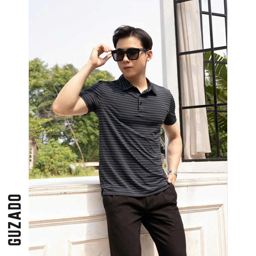 Áo Polo Nam Guzado Mẫu Cao Cấp,Trẻ Trung Năng Động,Vải Siêu Thấm hút,Thoáng Khí MPL2335