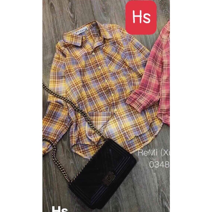 [FREESHIP ]Áo sơ mi kẻ nữ PHONG CÁCH THỜI TRANG HOTTREND 365
