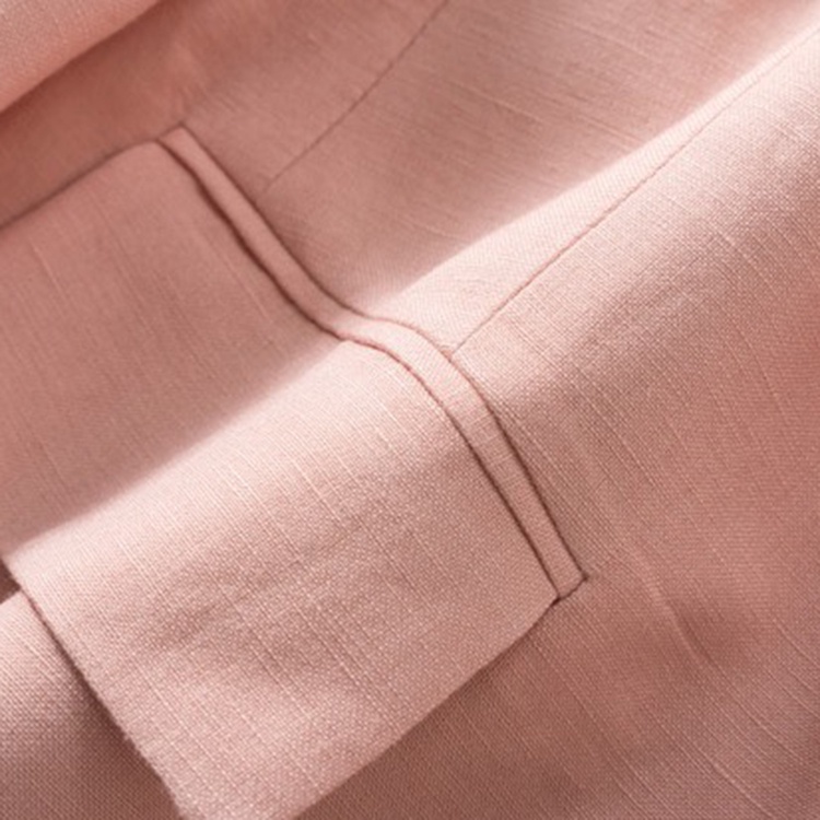 Áo vest linen nữ ve ngóc tay lỡ túi nắp, thời trang phong cách trẻ | BigBuy360 - bigbuy360.vn