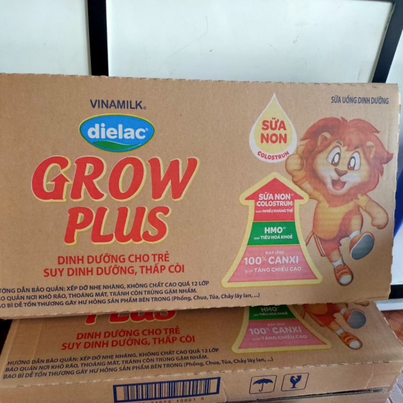 Thùng sữa bột pha sẵn Dielac Grow Plus 48 hộp 110ml