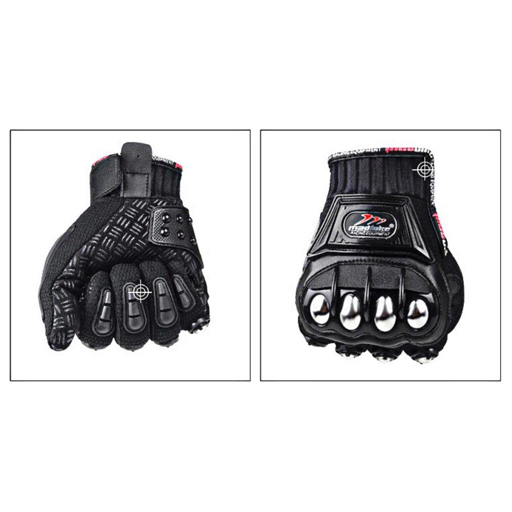 Găng Tay Xe Máy, Đi Phượt MADBIKE Bọc Thép Không Gỉ