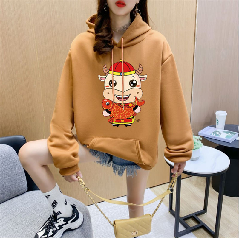 NRVP Áo Nỉ Cho Nữ Dài Tay Có Mũ Thời Trang Hàn 2020