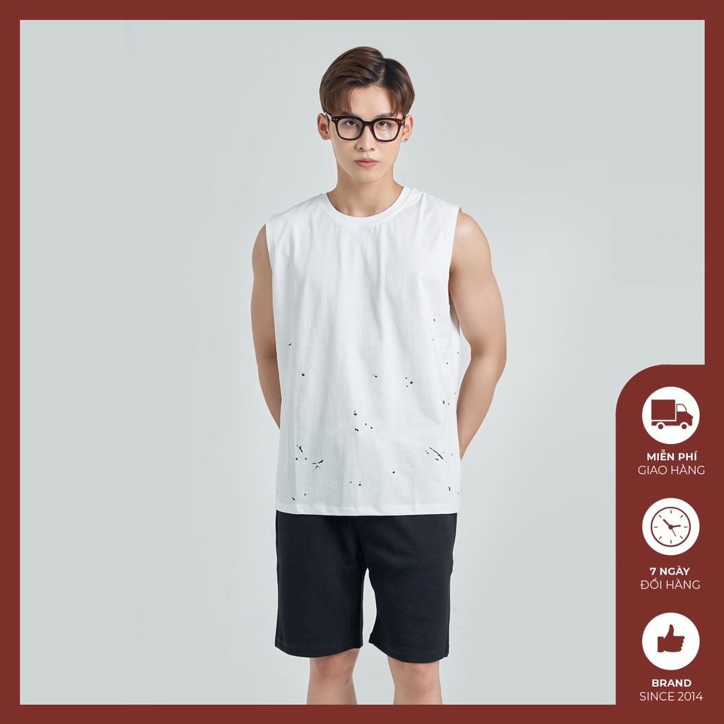 Áo Tank Top, Tanktop Nam Basic Họa Tiết Vảy Sơn Độc Đáo Nổi Bật ĐỘC MENSWEAR - ATT171