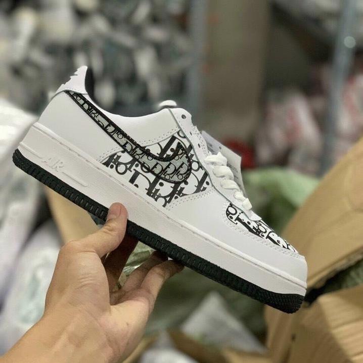 Giày sneaker af1 DIO  giày thể thao air force 1 dio đế xám đế đen nam nữ siêu hot 2022