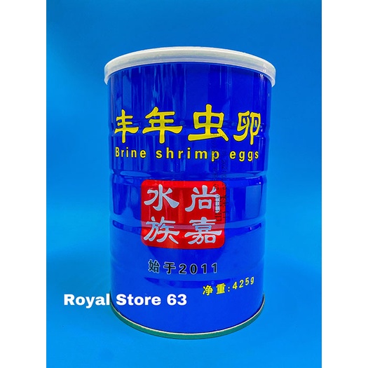 Trứng Artermia ấp nở lon xanh dương cho cá cảnh chiết lẻ