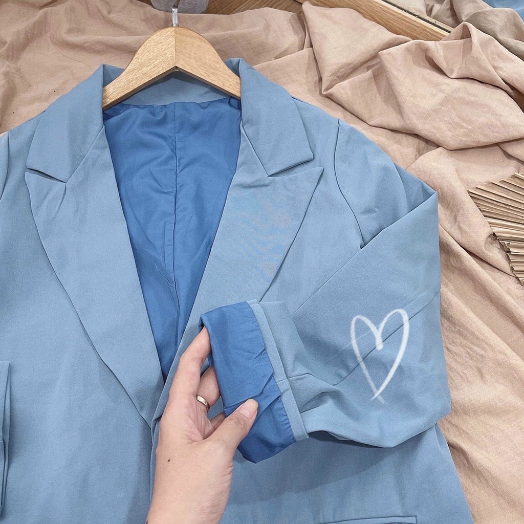 Áo khoác vest xanh 2 lớp - KÈM VIDEO | BigBuy360 - bigbuy360.vn