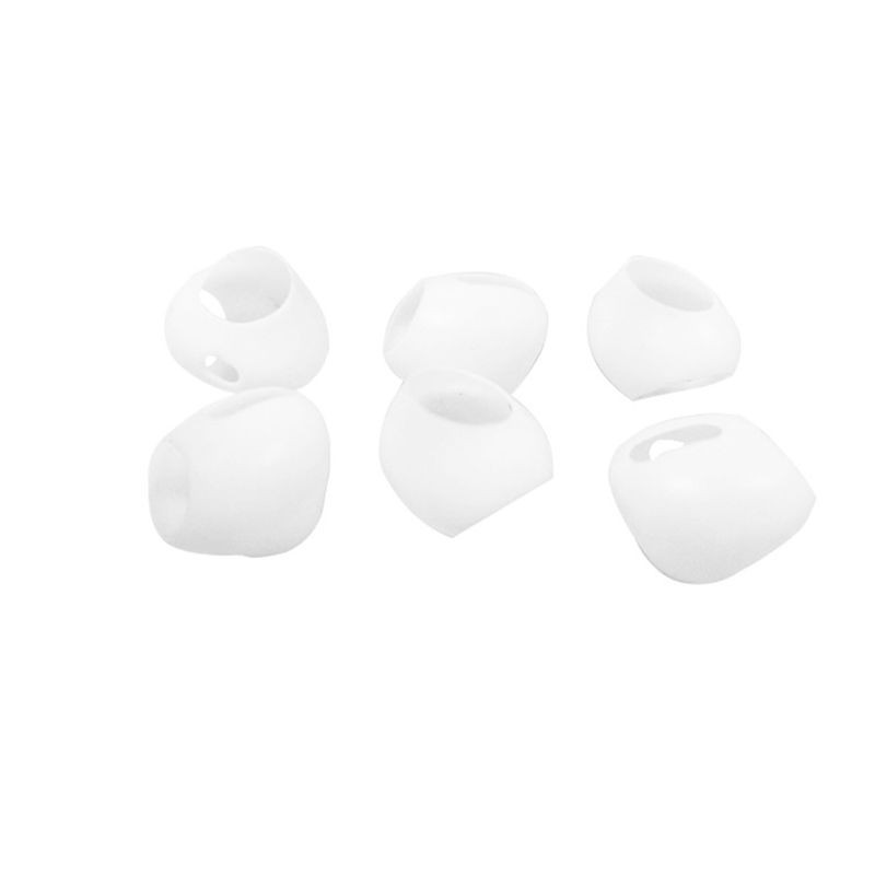 Set 3 cặp nút đệm tai nghe bằng cao su non mềm mại thoải mái thay thế thích hợp cho Airpods Pro