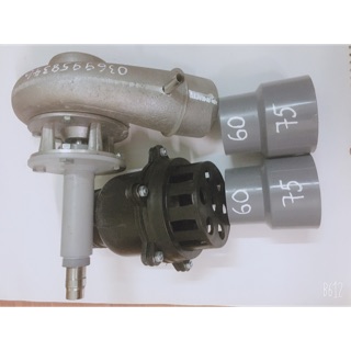 Máy bơm nước gắn xe máy PHI 76- THÂN DÀI  cho vùng không có ống phi 76