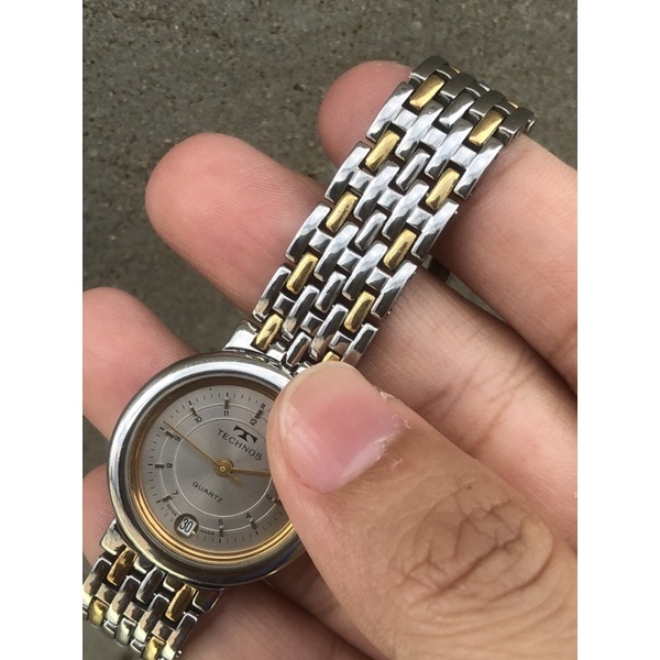 Đồng hồ nữ TECHNOS MÁY THUỴ SĨ HÀNG 2hand