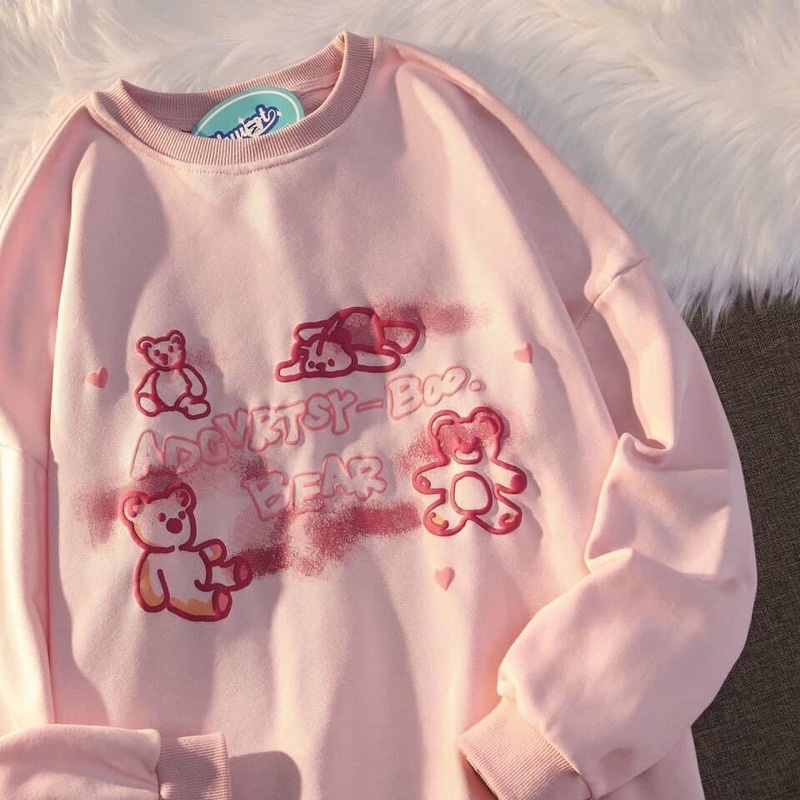 [Rẻ Vô Địch] Áo Sweater Nỉ Cotton Lót Bông Form Rộng | BigBuy360 - bigbuy360.vn