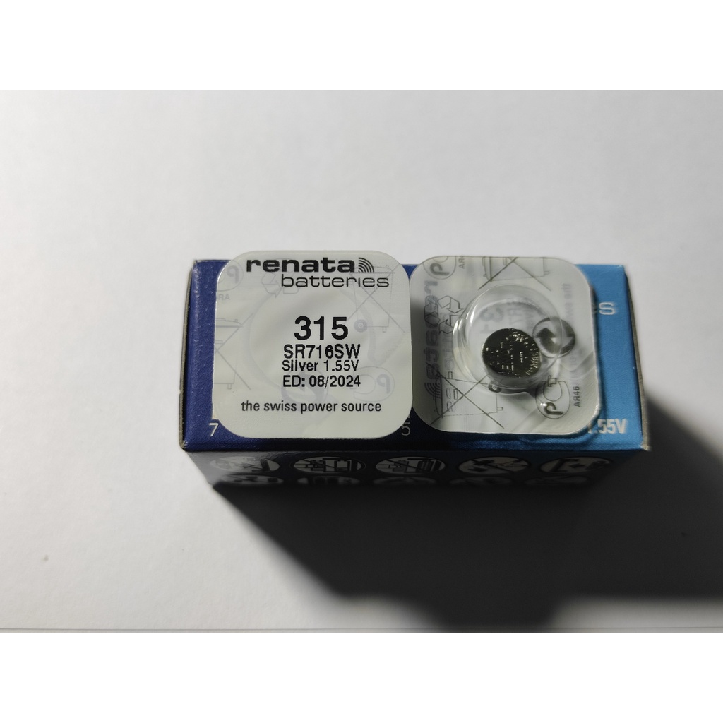 1 Viên Pin Đồng Hồ Renata Thụy Sĩ SR716SW / 315 Loại Tốt