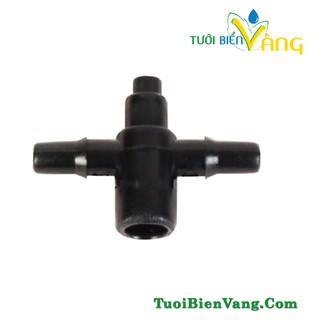 Chia 2 ống tưới nhỏ giọt 5mm