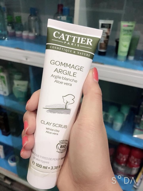 Tẩy da chết Cattier Gommage Argile Aloe Vera