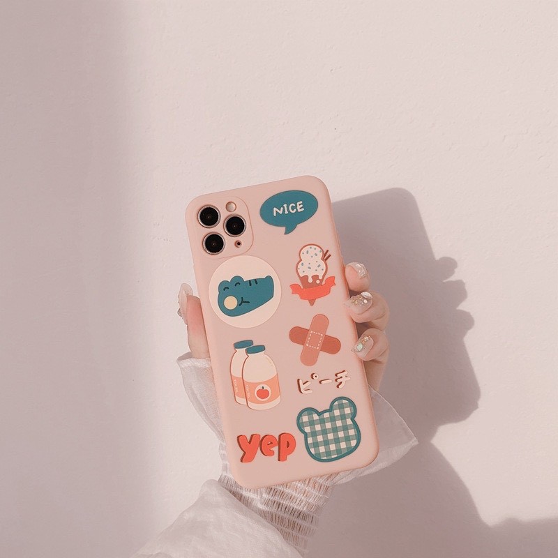 Ốp Lưng Iphone dẻo Croccodie Nice 7plus/8/8plus/x/xs/xs max/11/11pro/11 promax/12 /12pro/12 pro max