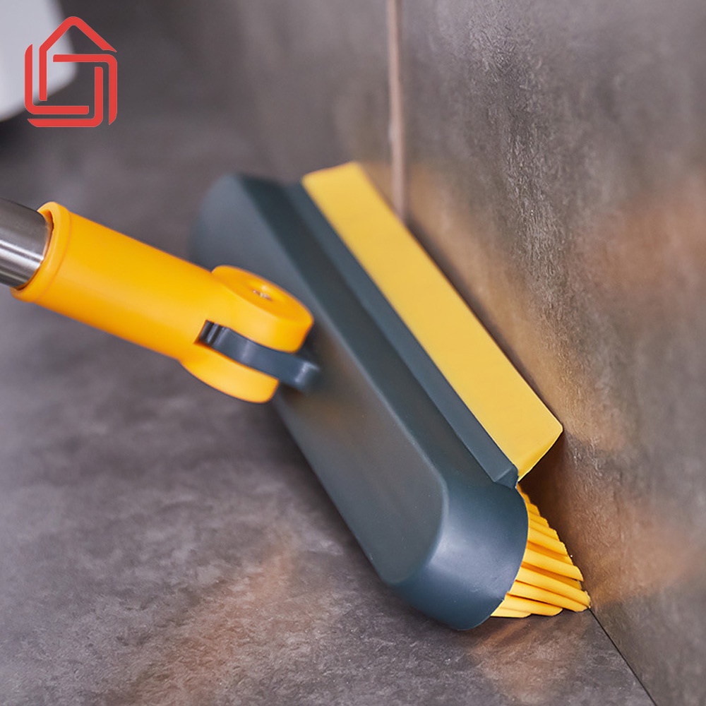 Cây chà sàn nhà tắm tích hợp gạt nước chất liệu silicone chà sạch mọi ngóc ngách