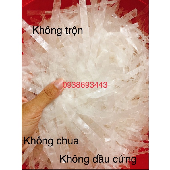 1kg Bánh tráng sợi DÀY 10ly dùng để trộn