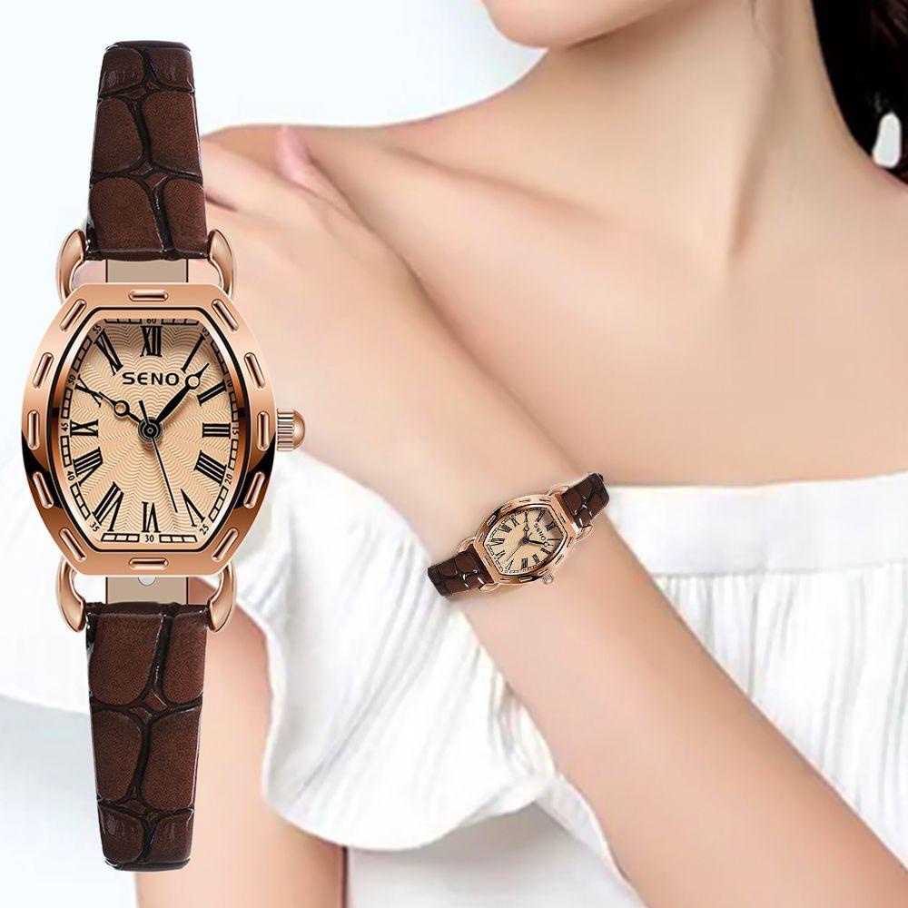 BEAUTY Đồng Hồ Quartz Thiết Kế Đơn Giản Hợp Thời Trang Cho Nữ