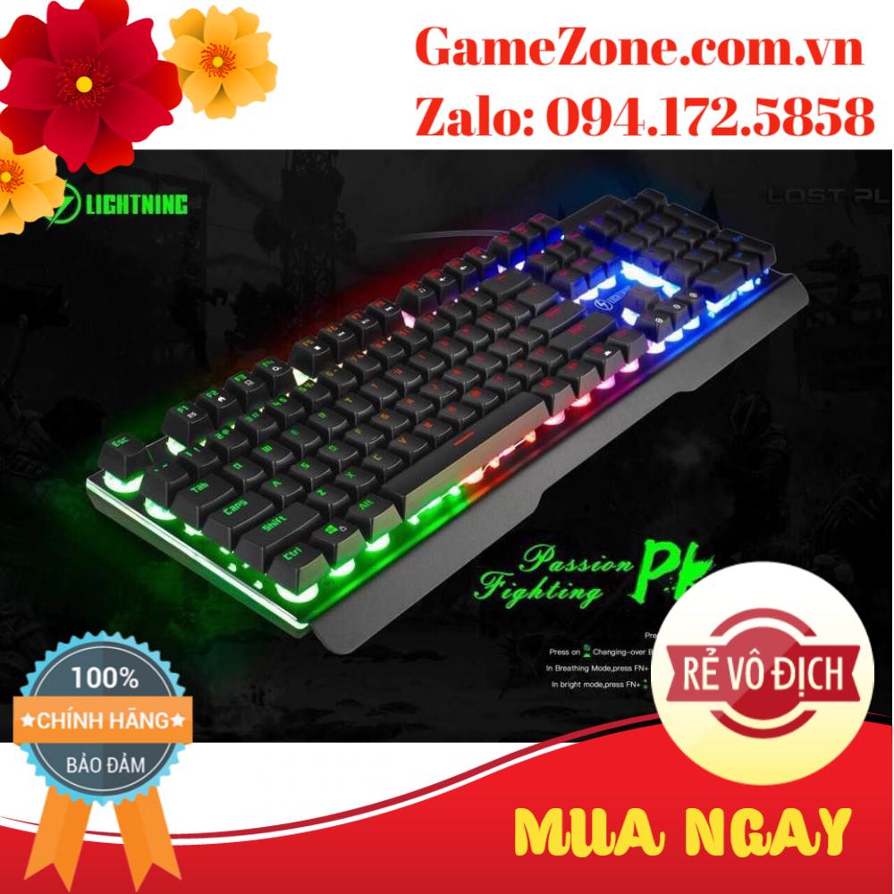 Phím giả cơ cao cấp lightning pr8900z led nhiều chế độ