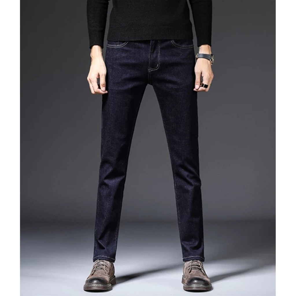 quần jean nam co giãn ống suông | BigBuy360 - bigbuy360.vn