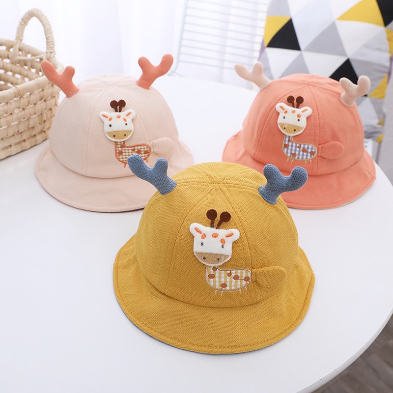 Mũ tai bèo họa tiết hoạt hình dễ thương phong cách Hàn quốc đáng yêu cho bé. Mẫu 2
