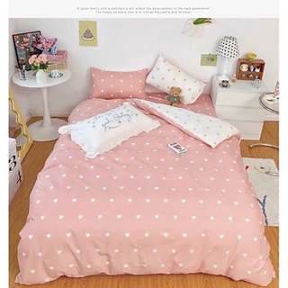 Bộ chăn ga Cotton Poly - Tim