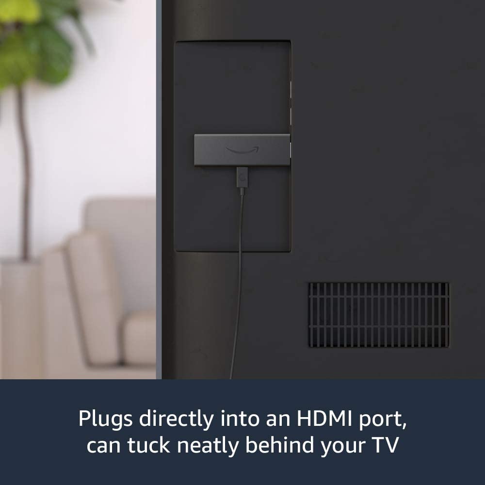 Fire TV Stick HD (phiên bản mới nhất) Thiết bị trình chiếu TV của Amazon có trợ lý ảo Alexa với remote kèm theo