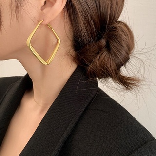 Lớn Vuông Kẹp Bông Tai Không Lỗ Kẹp Tai Hình Học Tối Giản Bông Tai Không Xuyên Bông Tai Kim Loại Trang Sức ER1067-1