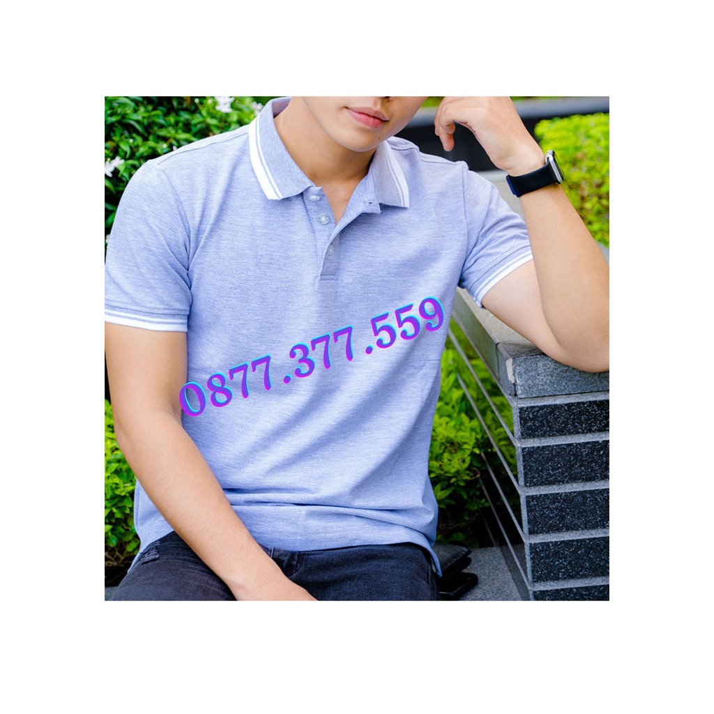 Áo Thun Nam Cổ Bẻ - Co giãn 4 chiều - Giá sỉ