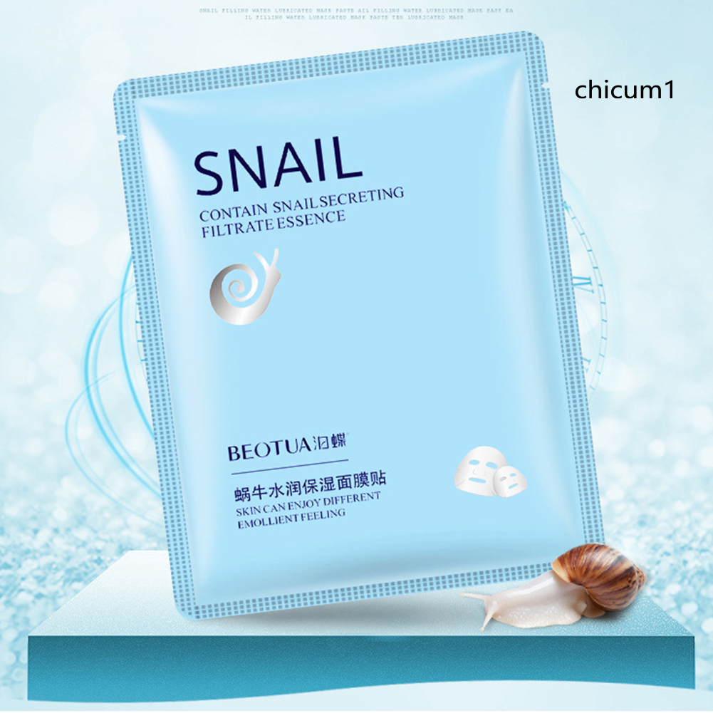 (Hàng Mới Về) Mặt Nạ Tinh Chất Ốc Sên Dưỡng Ẩm Kiểm Soát Dầu Chống Lão Hóa