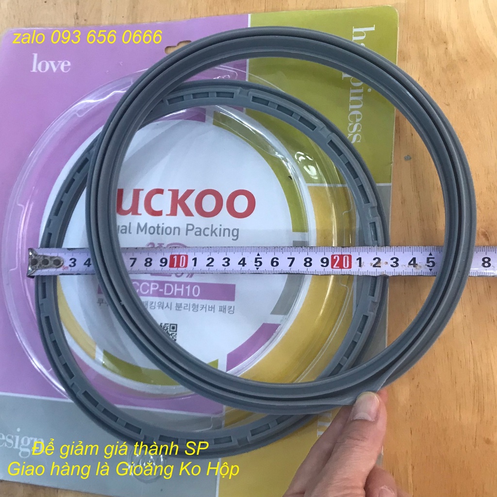 Gioăng Nồi Cơm Điện Cuckoo cao tần 1.8L Phụ tùng, linh phụ kiện Roăng ron 2 lớp kép nút nắp , núm vung