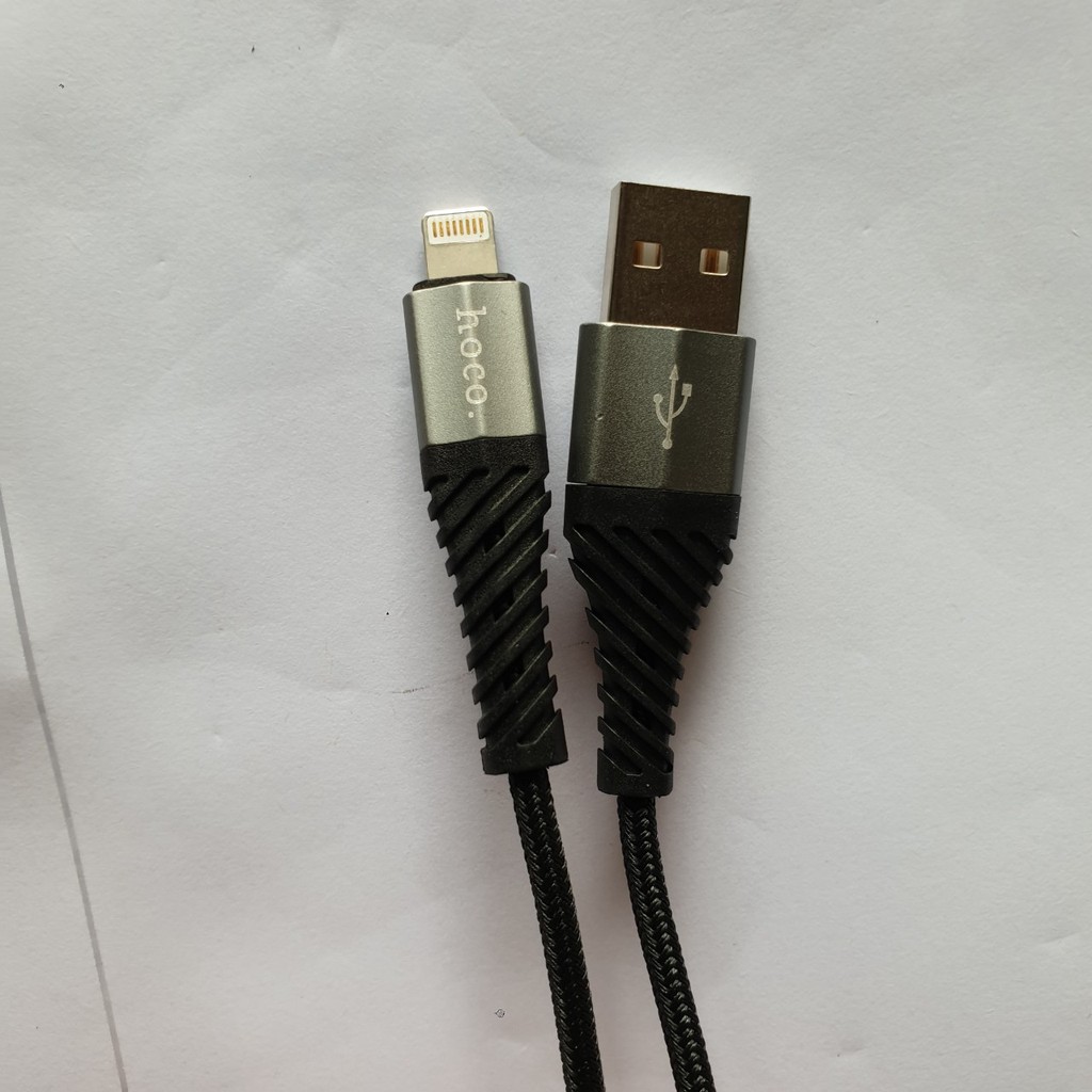 Dây sạc Hoco X38 1m,cáp sạc nhanh 2.4A Hoco X38 cho ip/tablet táo kết nối 1m