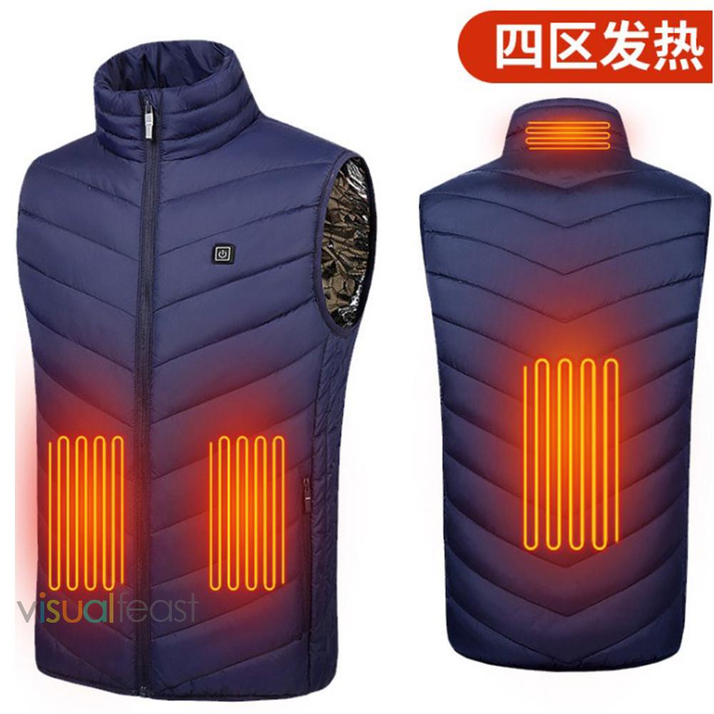 Áo khoác ghi lê size S thiết kế sưởi ấm thông minh cho nam